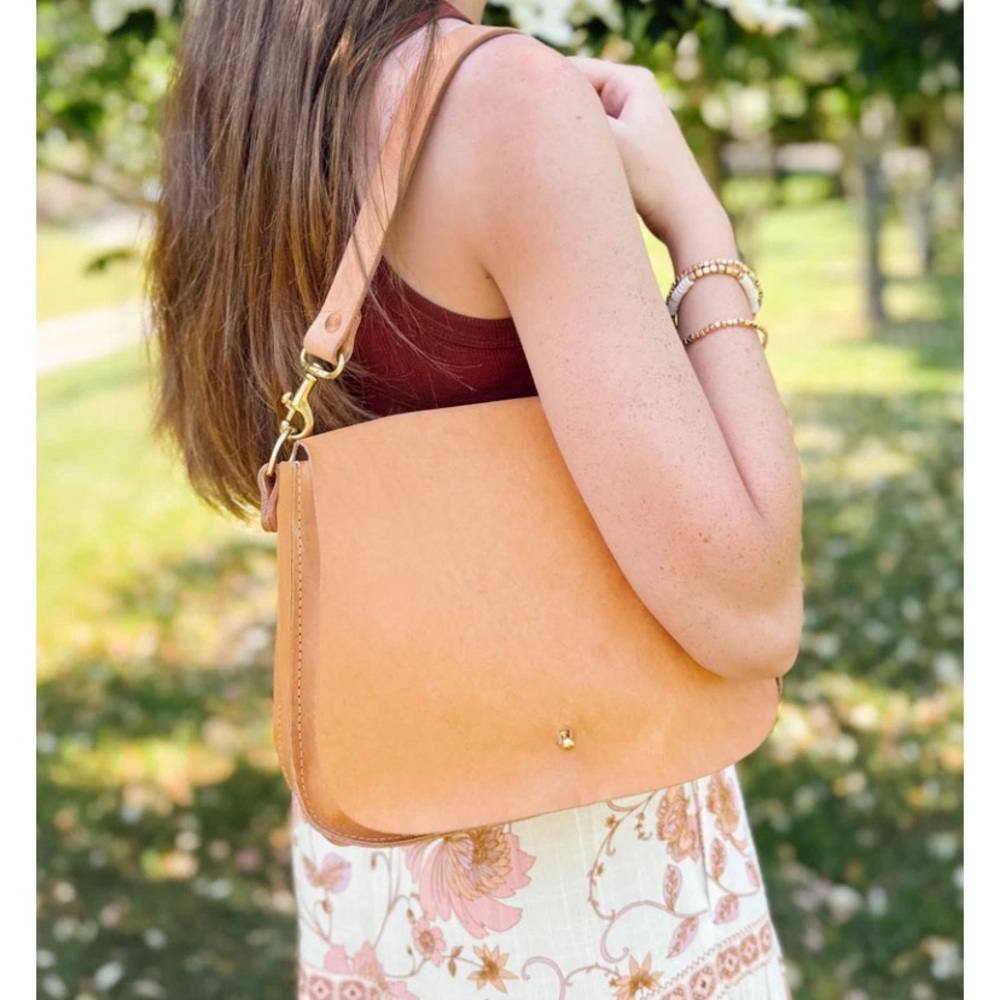 Meanwhile Back on the Farm Virginia Leather Saddlebag